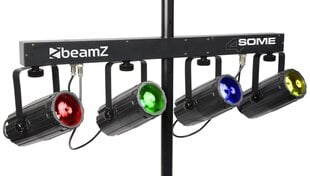 Šviesos efektai BeamZ 4-Some Light Set 4x 57 RGBW LEDs kaina ir informacija | Dekoracijos šventėms | pigu.lt