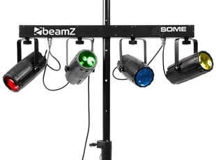 Šviesos efektai BeamZ 4-Some Light Set 4x 57 RGBW LEDs kaina ir informacija | Dekoracijos šventėms | pigu.lt