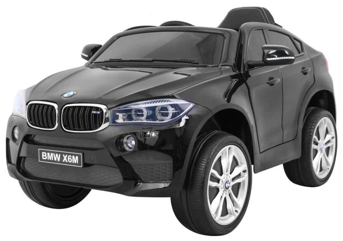 BMW X6 M Juodas kaina ir informacija | Elektromobiliai vaikams | pigu.lt