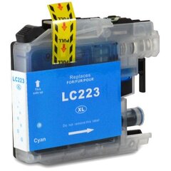 Совместимый картридж Brother Lc223C Cyan цена и информация | Картриджи для струйных принтеров | pigu.lt