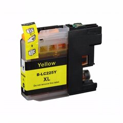 Analogine kasete rasaliniams spausdintuvams Brother Lc225Y Yellow kaina ir informacija | Kasetės rašaliniams spausdintuvams | pigu.lt