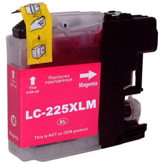 Analogine kasete rasaliniams spausdintuvams Brother Lc225M Magenta kaina ir informacija | Kasetės rašaliniams spausdintuvams | pigu.lt
