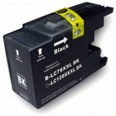 Analogine kasete rasaliniams spausdintuvams Brother Lc1280Xxl Bk Didelis juoda kaina ir informacija | Kasetės rašaliniams spausdintuvams | pigu.lt