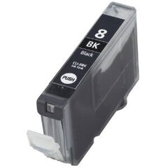 Analogine kasete rasaliniams spausdintuvams Canon Cli-8Bk kaina ir informacija | Kasetės rašaliniams spausdintuvams | pigu.lt