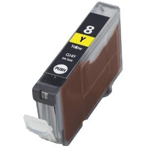 Analogine kasete rasaliniams spausdintuvams Canon Cli-8Y цена и информация | Kasetės rašaliniams spausdintuvams | pigu.lt