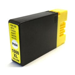 Совместимый картридж Canon Pgi-1500Xl Yellow цена и информация | Картриджи для струйных принтеров | pigu.lt