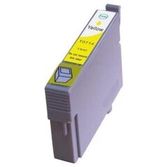 Analogine kasete rasaliniams spausdintuvams Epson T0714 / T0894 geltona kaina ir informacija | Kasetės rašaliniams spausdintuvams | pigu.lt