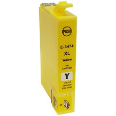 Analogine kasete rasaliniams spausdintuvams Epson 34Xl T3474 Yellow kaina ir informacija | Kasetės rašaliniams spausdintuvams | pigu.lt