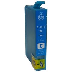 Analogine kasete rasaliniams spausdintuvams Epson 34Xl T3472 Cyan kaina ir informacija | Kasetės rašaliniams spausdintuvams | pigu.lt