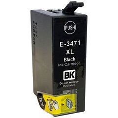 Analogine kasete rasaliniams spausdintuvams Epson 34Xl T3471 Black kaina ir informacija | Kasetės rašaliniams spausdintuvams | pigu.lt