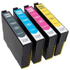 Комплект совместимых картриджей Epson 603Xl Cmyk цена и информация | Картриджи для струйных принтеров | pigu.lt