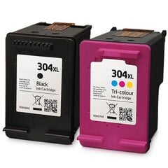 Комплект совместимых картриджей Hp 304Xl Black + Hp 304Xl Tricolor цена и информация | Картриджи для струйных принтеров | pigu.lt