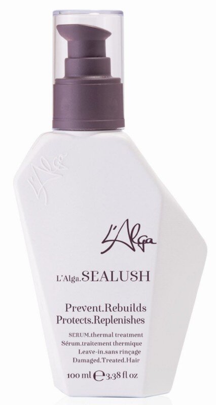 Apsauginis serumas pažeistiems plaukams L'Alga „Sealush Serum“, 100 ml цена и информация | Priemonės plaukų stiprinimui | pigu.lt