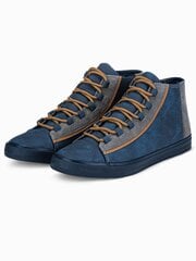 Vyriški tamsiai mėlyni laisvalaikio batai aukštu aulu"Todos" цена и информация | Ombre Одежда, обувь и аксессуары | pigu.lt