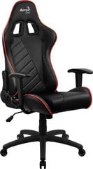 Игровое кресло Aerocool AC-110 Air, чёрное / красное цена и информация | Офисные кресла | pigu.lt