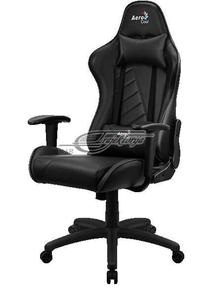Žaidimų kėdė Aerocool AC-110 AIR Aeroac-110-AIR-B, juoda цена и информация | Biuro kėdės | pigu.lt