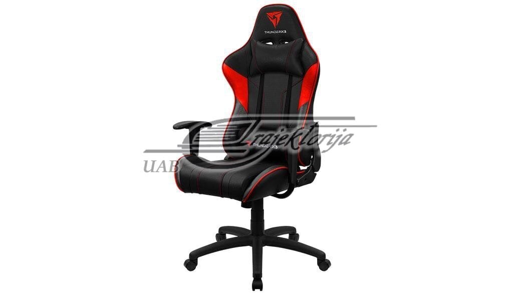 Žaidimų kėdė Aerocool EC3 AERO-EC3-BR, juodos/raudonos spalvos kaina ir informacija | Biuro kėdės | pigu.lt