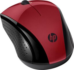 HP 220, raudona/juoda цена и информация | Мыши | pigu.lt