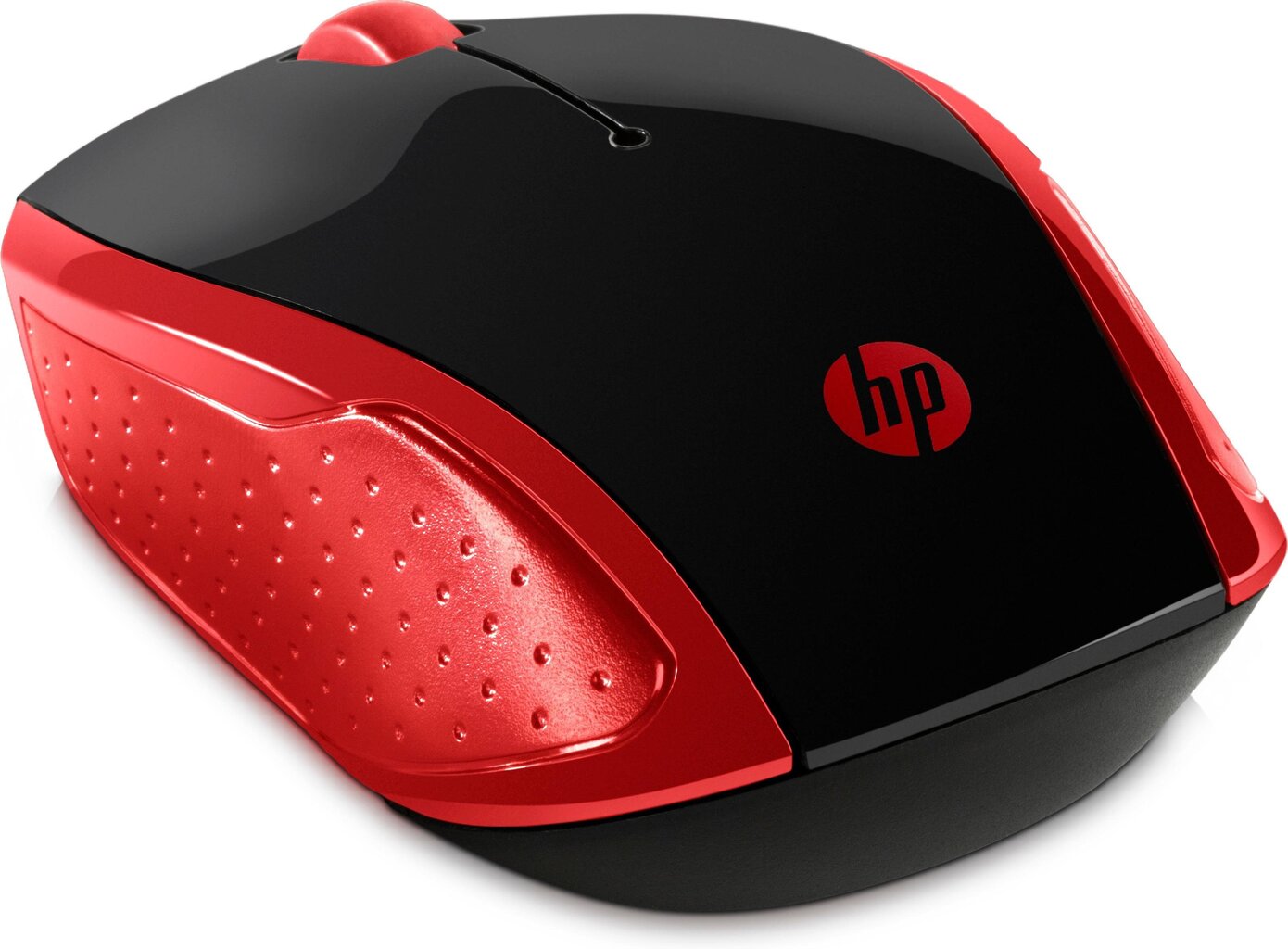 HP 200 Ambidextrous, juoda/raudona kaina ir informacija | Pelės | pigu.lt