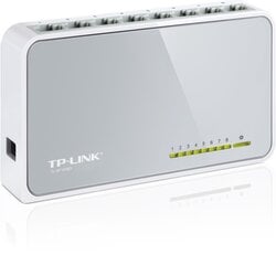 TP-LINK TL-SF1008D (8 x 10/100Mbps) kaina ir informacija | Komutatoriai (Switch) | pigu.lt