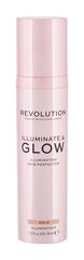 Skaistalai Makeup Revolution London Glow & Illuminate 40 ml, Gold kaina ir informacija | Bronzantai, skaistalai | pigu.lt