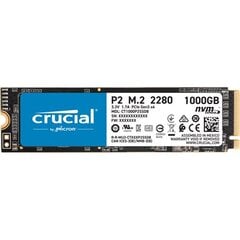 Жесткий диск Crucial CT1000P2SSD8 цена и информация | Внутренние жёсткие диски (HDD, SSD, Hybrid) | pigu.lt