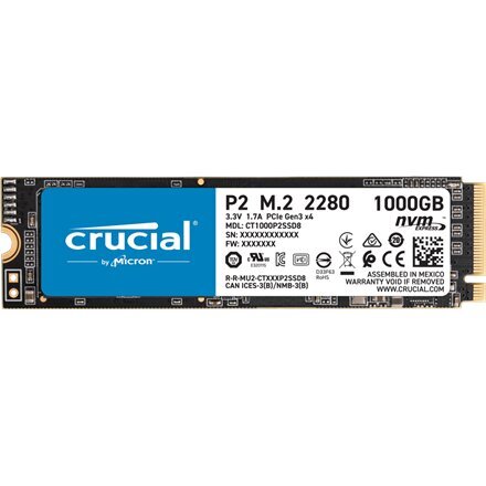 Crucial CT1000P2SSD8 kaina ir informacija | Vidiniai kietieji diskai (HDD, SSD, Hybrid) | pigu.lt