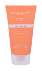 Kreminis veido odos prausiklis Revolution Skincare Vitamin C, 150 ml kaina ir informacija | Veido prausikliai, valikliai | pigu.lt