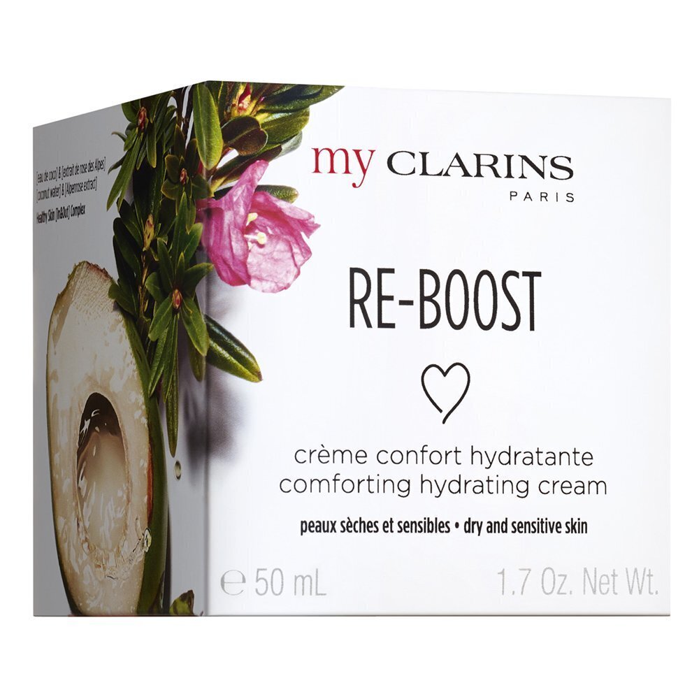 Raminantis drėkinamasis veido kremas Clarins My Clarins Re-Boost, 50 ml kaina ir informacija | Veido kremai | pigu.lt