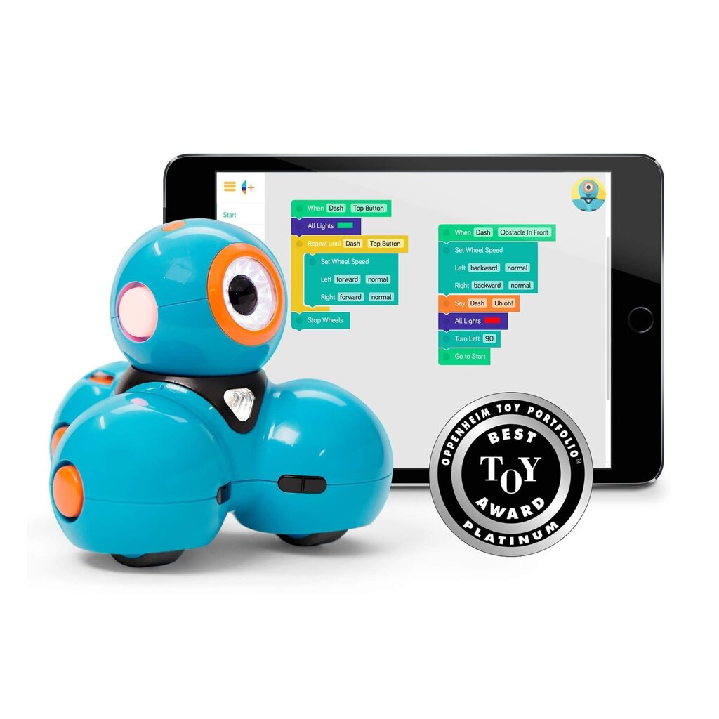 Programavimo robotas Wonder Workshop Dash DA01 цена и информация | Lavinamieji žaislai | pigu.lt