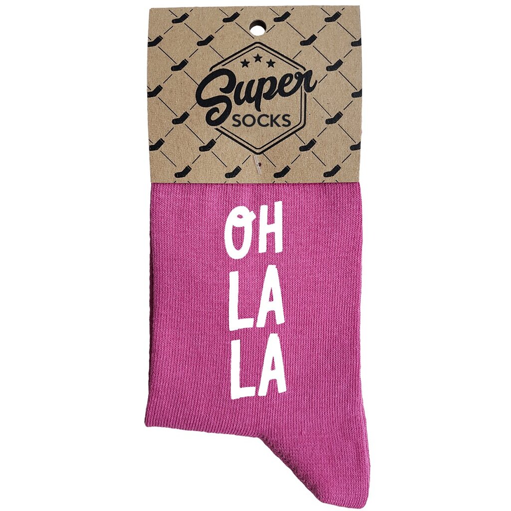 Moteriškos kojinės Oh La La, rožinės kaina ir informacija | Originalios kojinės | pigu.lt