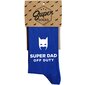 Kojinės "Super dad off duty" kaina ir informacija | Originalios kojinės | pigu.lt