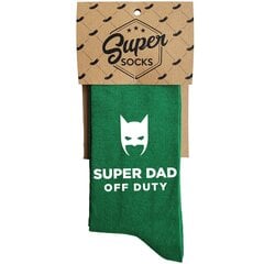 Kojinės "Super dad off duty" цена и информация | Originalios kojinės | pigu.lt