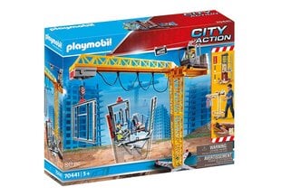 70441 PLAYMOBIL® City Action Radijo Радиоуправляемый строительный кран. цена и информация | Конструкторы и кубики | pigu.lt