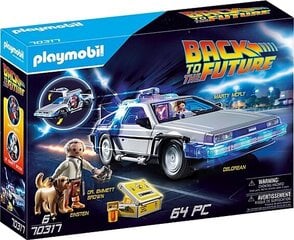 70317 PLAYMOBIL® Back to the future DeLorean цена и информация | Конструкторы и кубики | pigu.lt