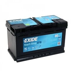 Аккумулятор Exide 80 Ач 720 A EN цена и информация | Аккумуляторы | pigu.lt