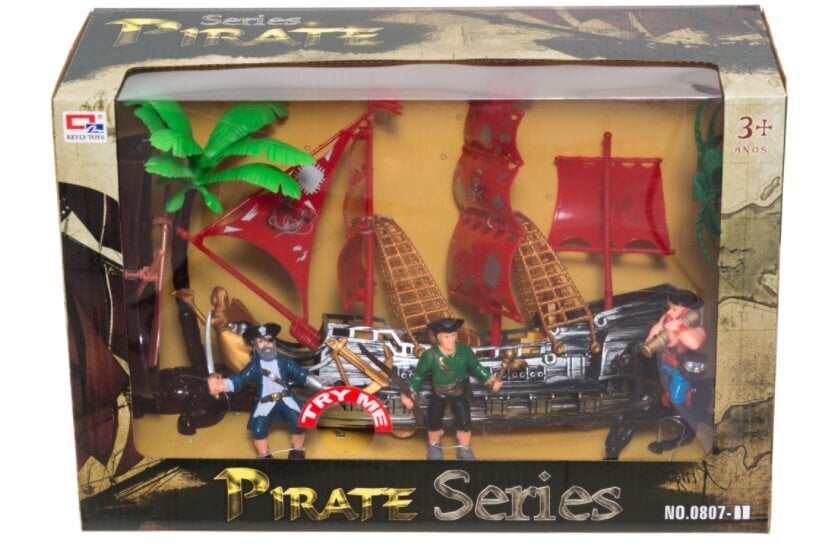 Piratų laivas su garsais, šviesomis ir priedais, 323171 kaina ir informacija | Žaislai berniukams | pigu.lt
