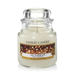 Yankee Candle Original Maža Žvakė All Is Bright kaina ir informacija | Žvakės, Žvakidės | pigu.lt