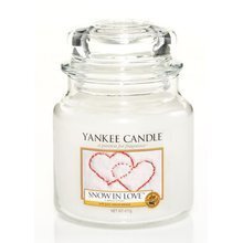 Yankee Candle Original Maža Žvakė Snow In Love kaina ir informacija | Žvakės, Žvakidės | pigu.lt