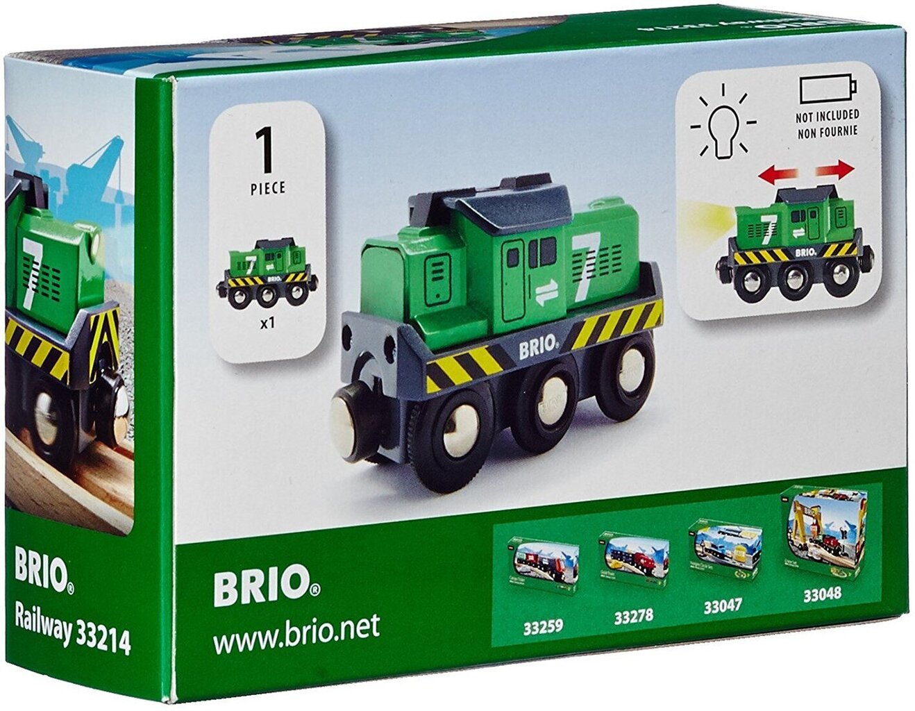 Traukinukas Brio Railway, 33214 kaina ir informacija | Žaislai berniukams | pigu.lt