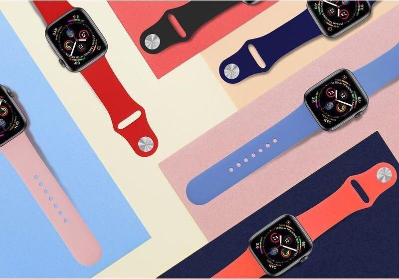 Puro Icon Watch Band Pink цена и информация | Išmaniųjų laikrodžių ir apyrankių priedai | pigu.lt