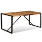 Valgomojo stalas, 180cm, rudas kaina ir informacija | Virtuvės ir valgomojo stalai, staliukai | pigu.lt
