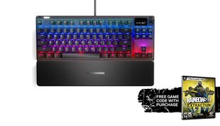 Клавиатура SteelSeries, Apex Pro - TKL, Black, US цена и информация | Клавиатуры | pigu.lt