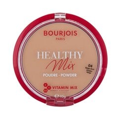 Kompaktinė pudra Bourjois Healthy Mix Anti-Fatigue, 10 g, 04 Golden Beige kaina ir informacija | Makiažo pagrindai, pudros | pigu.lt