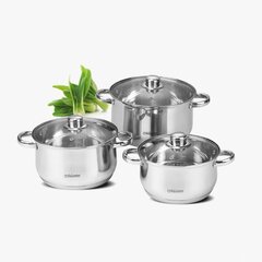 Maestro MR-2020-6XL A set of pots of 6 elements kaina ir informacija | Virtuvės įrankiai | pigu.lt