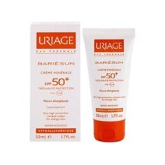 Kremas nuo saulės Uriage Bariesun Mineral Cream SPF50, 100ml kaina ir informacija | Kremai nuo saulės | pigu.lt