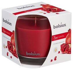 Ароматическая свеча Bolsius True Scents Pomegranate цена и информация | Подсвечники, свечи | pigu.lt