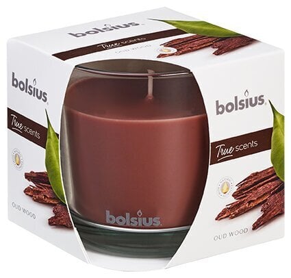 Kvapioji žvakė Bolsius True Scents Oud Wood kaina ir informacija | Žvakės, Žvakidės | pigu.lt