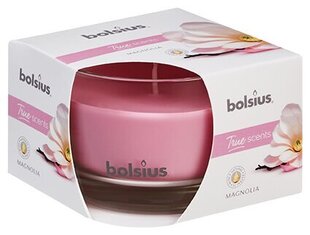 Bolsius kvapioji žvakė True Scents, 6,3x9 cm, magnolija kaina ir informacija | Bolsius Baldai ir namų interjeras | pigu.lt