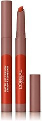 Губная помада L'Oreal Paris Infaillible Matte Crayon 2.5 г, 106 Mon Cinnamon цена и информация | Помады, бальзамы, блеск для губ | pigu.lt